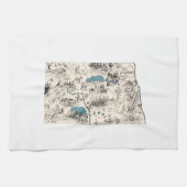  Afbeelding North Dakota Theedoek (Horizontaal)