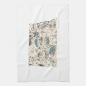  Afbeelding North Dakota Theedoek (Verticaal)