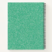 Afbeelding Notitieboek met glitter en boog (Achterkant)