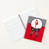 Afbeelding Notitieboek met glitter en boog (Binnen)