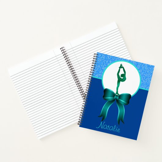 Afbeelding Notitieboek met glitter en boog (Binnen)