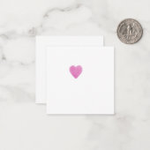 Afbeelding Notitiekaartje (Voorkant / Achterkant in situ)