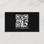 Afbeelding of Logo QR-codefoto Visitekaartje (Achterkant)