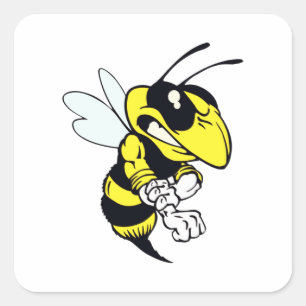 Afbeelding omgekeerde vierkante Stickers