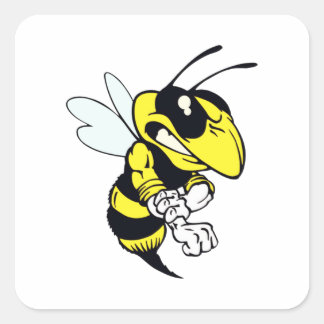 Afbeelding omgekeerde vierkante Stickers