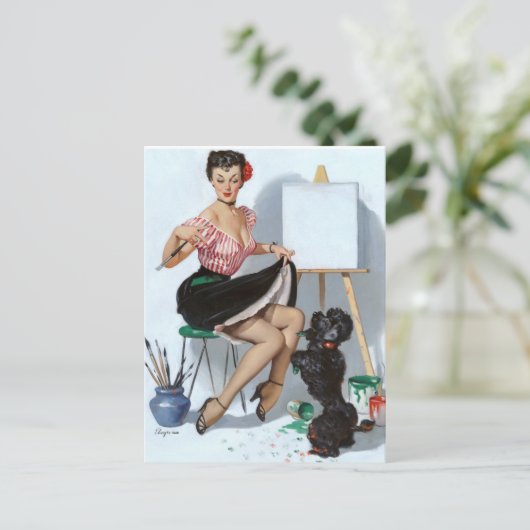 Afbeelding omhoog briefkaart (Staand voorkant)