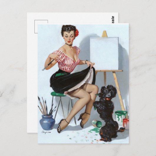 Afbeelding omhoog briefkaart (Voorkant / Achterkant)