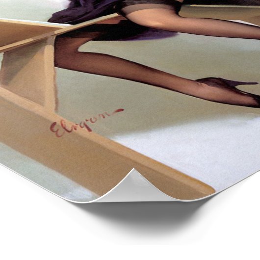 Afbeelding omhoog poster (Hoek)