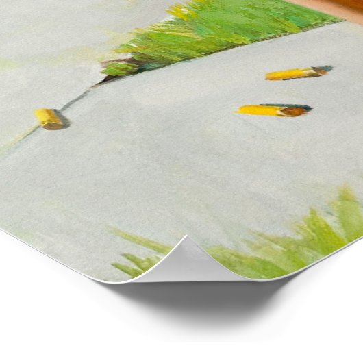 Afbeelding omhoog poster (Hoek)