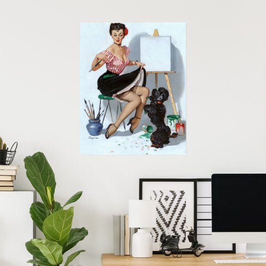 Afbeelding omhoog poster (Thuiskantoor)