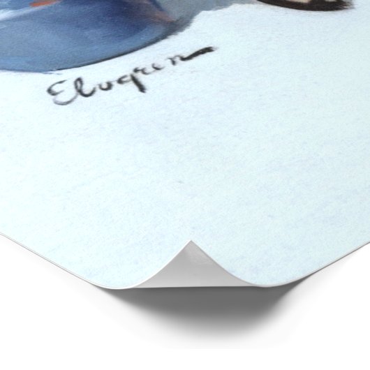 Afbeelding omhoog poster (Hoek)