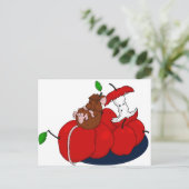 Afbeelding op appels briefkaart (Staand voorkant)