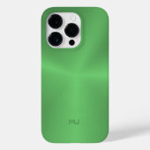 Afbeelding op een metalen groene achtergrond Case-Mate iPhone case (Achterkant)