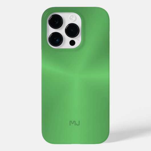 Afbeelding op een metalen groene achtergrond Case-Mate iPhone case (Achterkant)