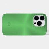 Afbeelding op een metalen groene achtergrond Case-Mate iPhone case (Achterkant (horizontaal))