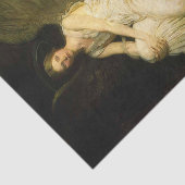 Afbeelding op een steen van Abbott Thayer Tissuepapier (Detail)