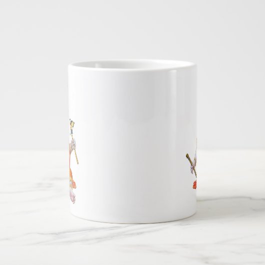 afbeelding op kinderleeftijd van Krishna Grote Koffiekop (Voorkant)