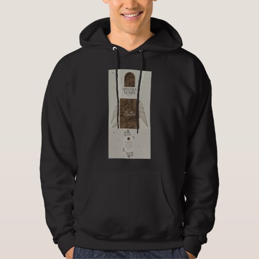 afbeelding op mannen en sweatshirts hoodie (Voorkant)