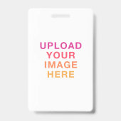 Afbeelding op volledige grootte leeg badge (Back)