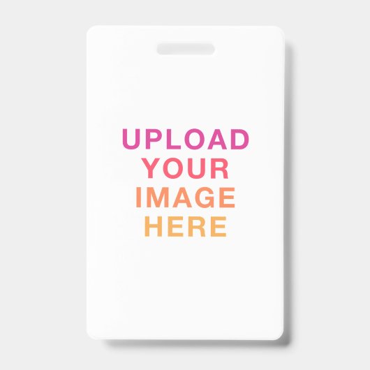 Afbeelding op volledige grootte leeg badge (Front)