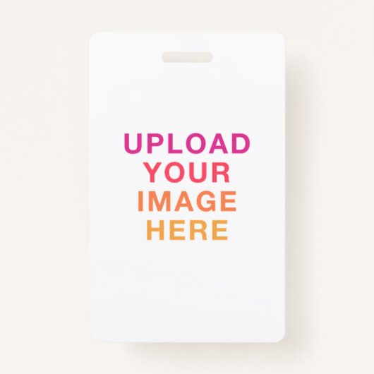 Afbeelding op volledige grootte leeg badge (Achterkant)