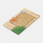 Afbeelding op zand-achtergrond - Post-it® Note (Schuin)