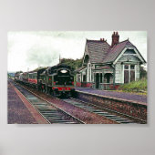 Afbeelding oude treinstation poster (Voorkant)