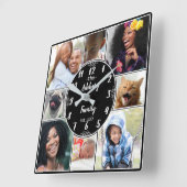 Afbeelding ovaal naam B Vierkante Klok (Hoek)