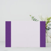 Afbeelding Paars leder. Briefpapier (Staand voorkant)