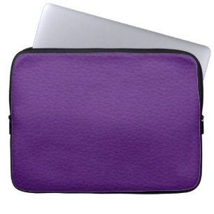 Afbeelding Paars leder. Laptop Sleeve