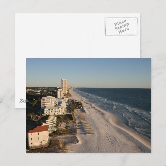 Afbeelding Panama City strand Florida Briefkaart (Voorkant / Achterkant)