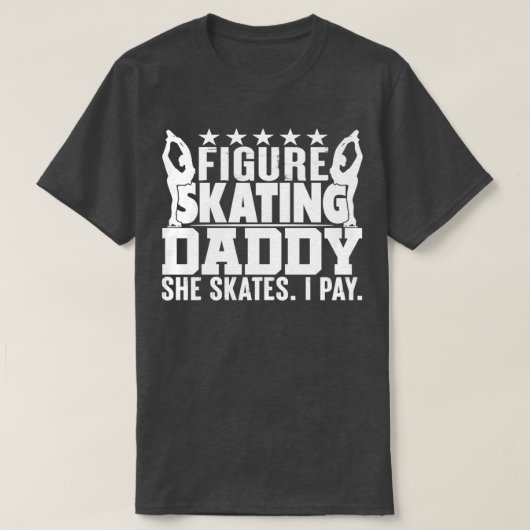 Afbeelding Pap Shirt Funny Skater Gift Ice Ska (Design voorkant)