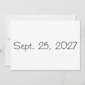 Afbeelding Perfect Fotostijl Bewaar de datum Kaart (Achterkant)