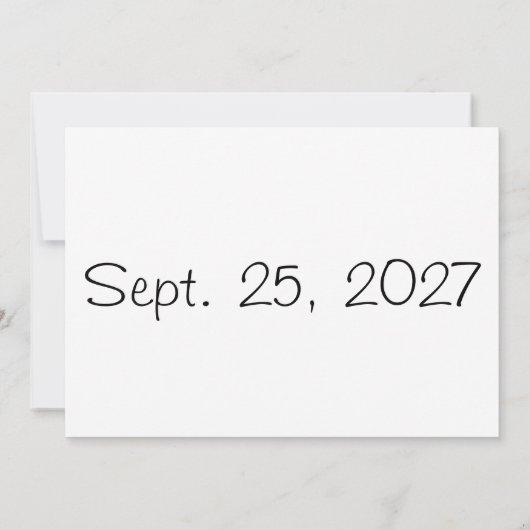 Afbeelding Perfect Fotostijl Bewaar de datum Kaart (Achterkant)