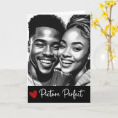 Afbeelding Perfect Kaart - Black Love (5 "x7" gevo (Gele Bloem)