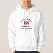 Afbeelding Perfect Love Roze Camera Design Mannen Hoodie (Voorkant)
