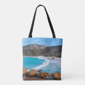 Afbeelding perfect paradijsstrand in Australië Tote Bag (Achterkant)