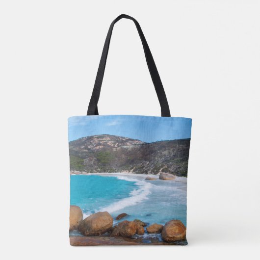 Afbeelding perfect paradijsstrand in Australië Tote Bag (Achterkant)