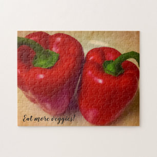 Afbeelding perfecte rode piepers legpuzzel
