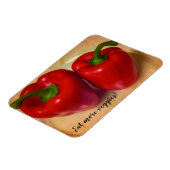 Afbeelding perfecte rode piepers magneet (Linkerzijde)