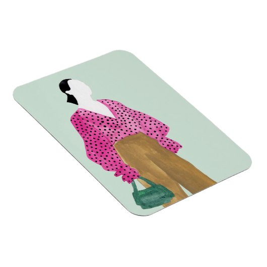 Afbeelding permanente Mode - Polka Dot Top Magneet (Rechterzijde)