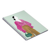 Afbeelding permanente Mode - Polka Dot Top Notitieboek (Rechterzijde)