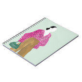 Afbeelding permanente Mode - Polka Dot Top Notitieboek (Linkerzijde)