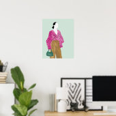 Afbeelding permanente Mode - Polka Dot Top Poster (Thuiskantoor)