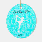 Afbeelding Persoonlijke ijsvormgeving Keramisch Ornament (Links)