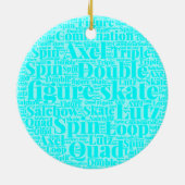 Afbeelding Persoonlijke ijsvormgeving Keramisch Ornament (Achterkant)