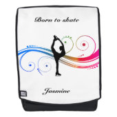 Afbeelding Persoonlijke rugzak voor schaatsen Rugtassen (Voorkant)