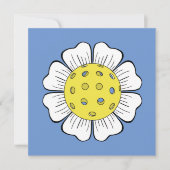 Afbeelding Pickleball Flower Blank Notecards Bedankkaart (Voorkant)