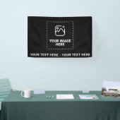 Afbeelding plus tekst spandoek (Beurs)