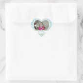 Afbeelding: Polka-dot Heart: Sla de datum Stickers (Tas)